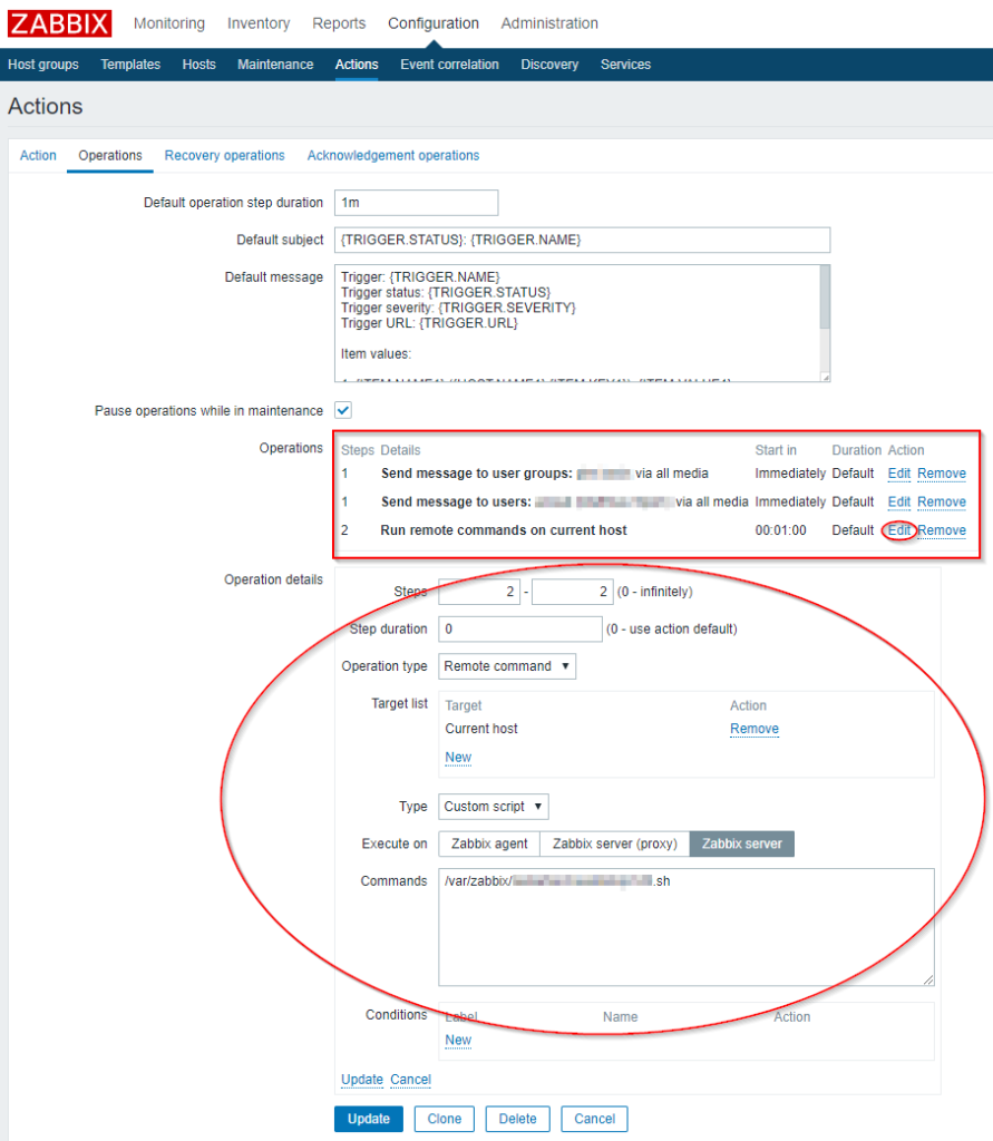 Eine Action in Zabbix erstellen IT KnowHow für jedermann/frau